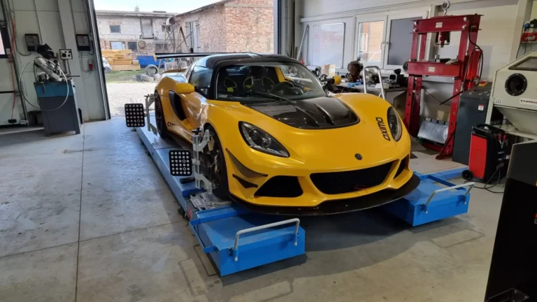 Lotus na stanowisku geometrii 3D